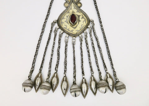 A collectible extra-extra large stunning Turkmen pendant - Lai