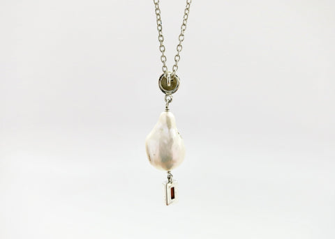 January (baroque pearl birthstone necklace) - Lai