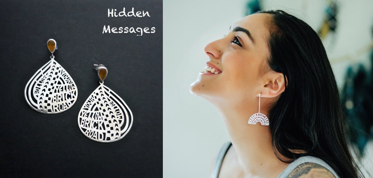 Hidden Messages sterling silver jewelry