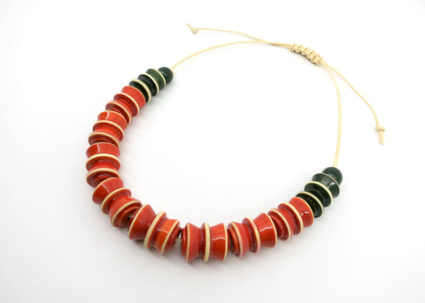 The Accordion Necklace (available in 3 different colors)