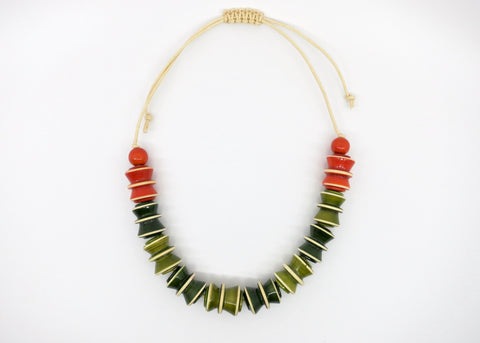 The Accordion Necklace (available in 3 different colors)