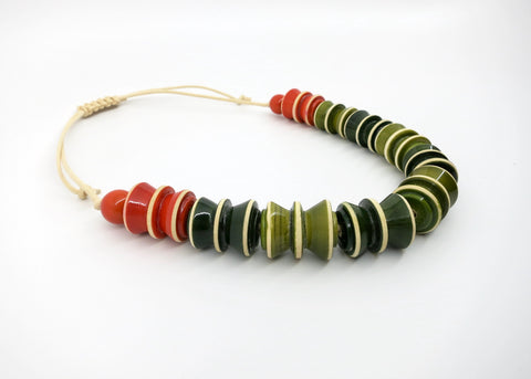 The Accordion Necklace (available in 3 different colors)