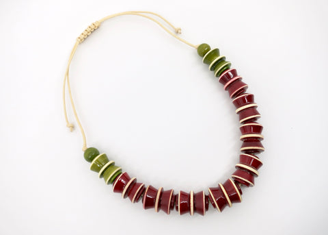 The Accordion Necklace (available in 3 different colors)