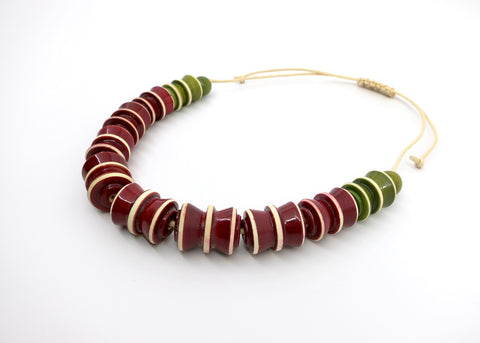 The Accordion Necklace (available in 3 different colors)