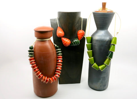 The Accordion Necklace (available in 3 different colors)
