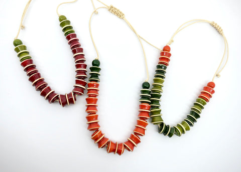 The Accordion Necklace (available in 3 different colors)