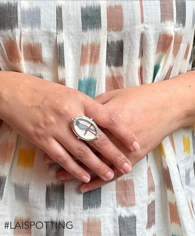 Sophisticated, subtle, and serene, Koel (bird) ring
