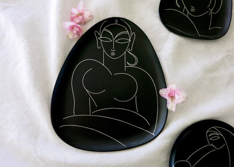 Ahilya decorative plate - Lai