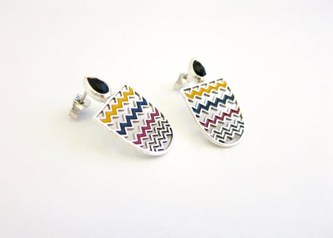 Amai chevron earrings - Lai