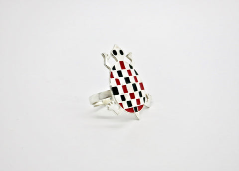 Arresting 'kurma' tortoise statement ring - Lai