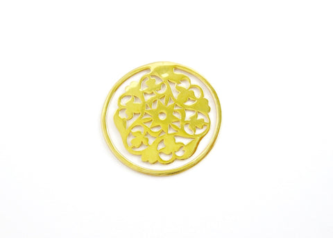 Big, round, floral pattern cutwork Bookmark - Lai