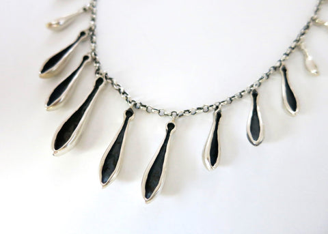 Classic string-of-drops Victorian necklace - Lai