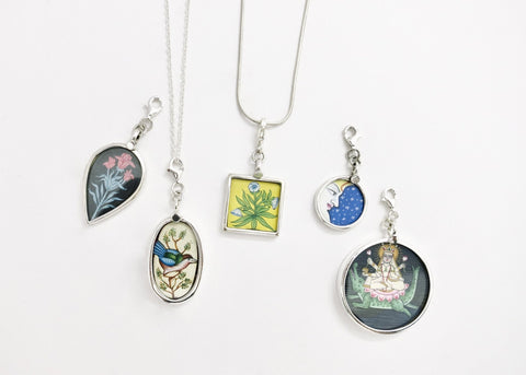 Collectible miniature painting charms