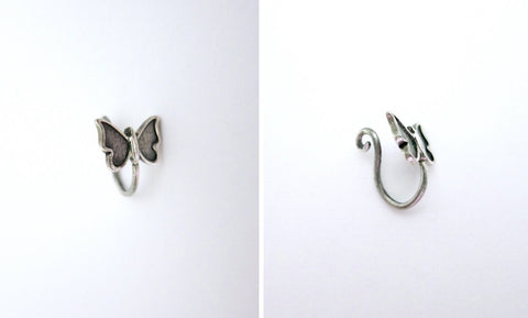 Dainty, and very quaint butterfly nose pin - Lai