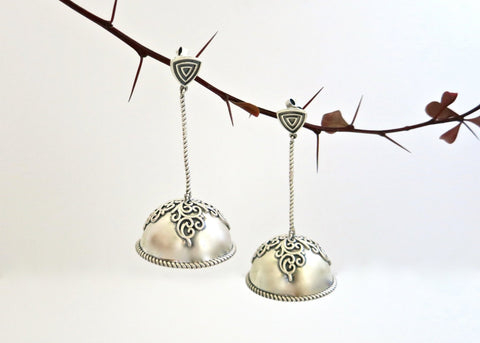 Fayola long statement earrings/jhumkas - Lai