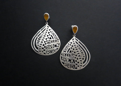 Follow Your Yellow Brick Road; earrings - Lai