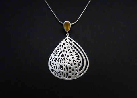 Follow Your Yellow Brick Road; pendant