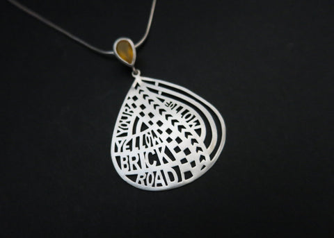 Follow Your Yellow Brick Road; pendant - Lai