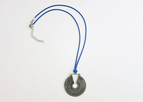 Gorgeous Indian granulation work pendant necklace - Lai