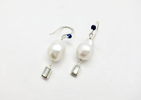 June (baroque pearl birthstone earrings) - Lai