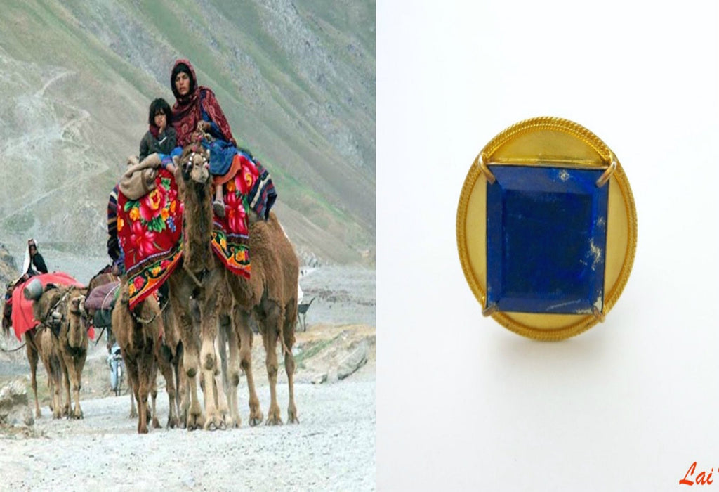 Magnificent, conversation-starting, Afghani Lapis Lazuli statement ring - Lai
