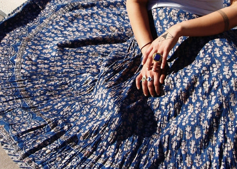 Magnificent, conversation-starting, Afghani Lapis Lazuli statement ring - Lai