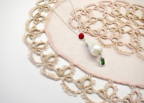 May (baroque pearl birthstone necklace) - Lai