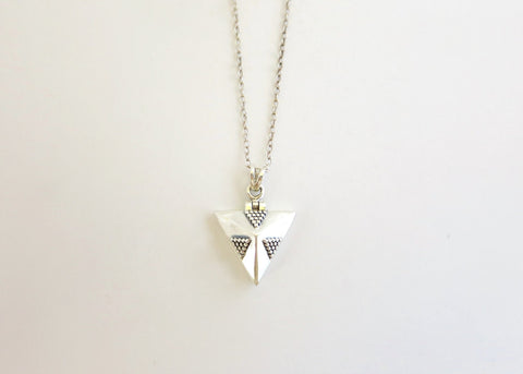 NEW! Chic and dainty triangular locket pendant - Lai