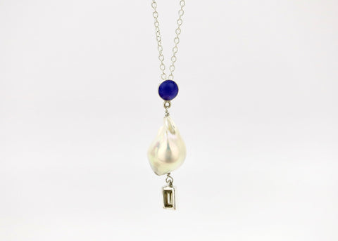 November (baroque pearl birthstone necklace) - Lai