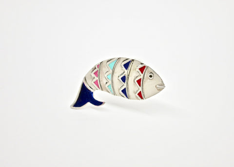 Playful 'mahi' (fish) statement ring