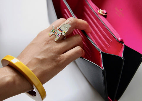 Stunning 'bankura' (horse) statement ring