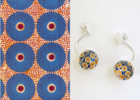 ZANE front-back (Moroccan) earrings